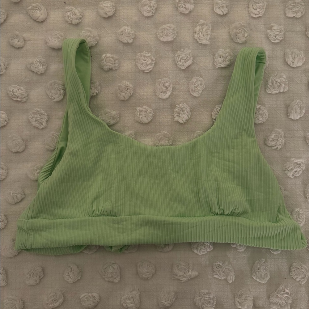 Monday Swimwear Green Jamaica Bikini Top